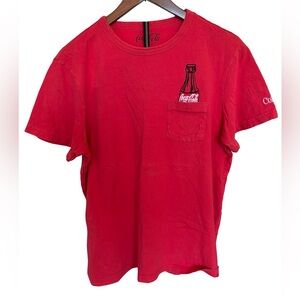 AEO & Coca-Cola T-shirt Pocket Embroidered Bottle & Logo Medium